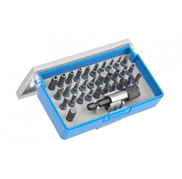 ЗУБР 32 шт, Набор кованых бит с адаптером (26091-H32) ЗУБР 32 шт, Набор кованых бит с адаптером (26091-H32)