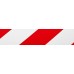 ЗУБР 50 мм х 25 м, красно-белая, разметочная клейкая лента (скотч) 12248-50-25 Профессионал