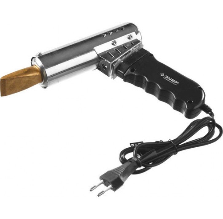 ЗУБР 500 Вт, 220 В, клин, пластиковая рукоятка, электропаяльник 55302-500 Профессионал ЗУБР 500 Вт, 220 В, клин, пластиковая рукоятка, электропаяльник 55302-500 Профессионал