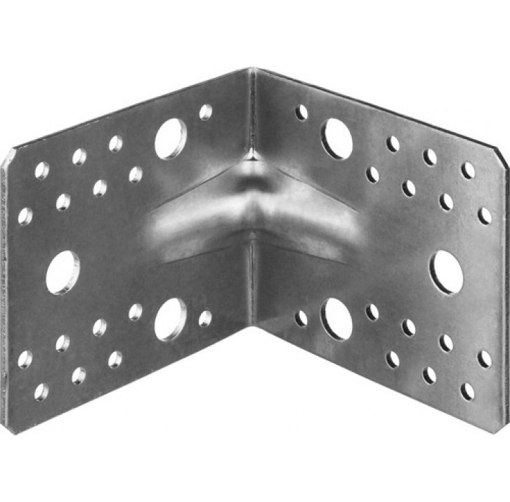 ЗУБР 90х105х105 мм, уголок крепежный усиленный 31011-105 ЗУБР 90х105х105 мм, уголок крепежный усиленный 31011-105