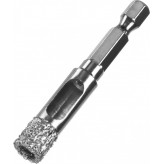 ЗУБР АВК d 10 мм (HEX 1/4″, 15 мм кромка), Вакуумное алмазно..