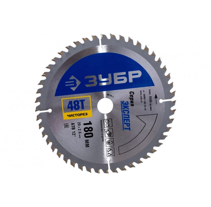 ЗУБР Чистый рез 180 x 20мм 48Т, диск пильный по дереву ЗУБР Чистый рез 180 x 20мм 48Т, диск пильный по дереву