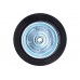 ЗУБР d=250 мм, г/п 210 кг, игольчатый подшипник, неповоротное колесо резина/металл, Профессионал (30