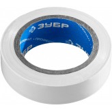 ЗУБР Электрик-10 15 мм х 10 м белая Изоляционная лента ПВХ, ..