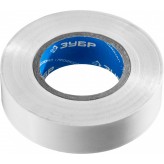 ЗУБР Электрик-20 19 мм х 20 м белая Изоляционная лента ПВХ, ..