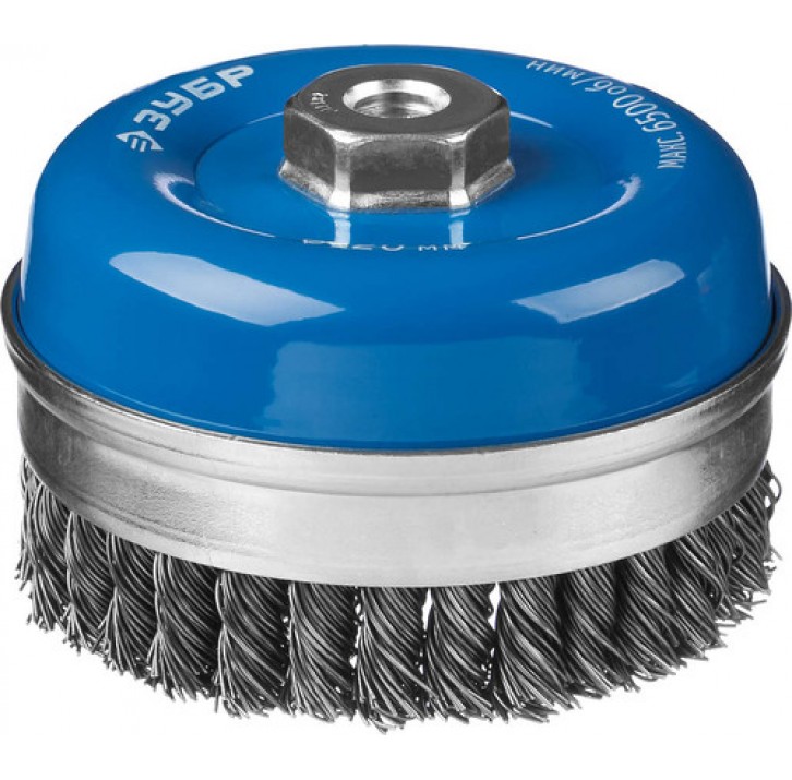 ЗУБР ф 120 мм, проволока 0,8 мм, щетка чашечная для УШМ 35271-120_z02 Профессионал ЗУБР ф 120 мм, проволока 0,8 мм, щетка чашечная для УШМ 35271-120_z02 Профессионал