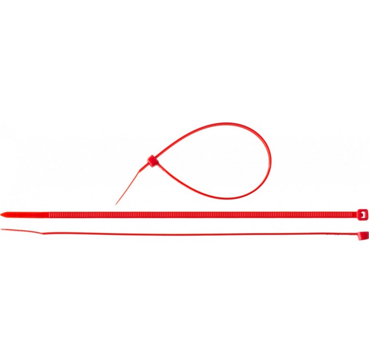 ЗУБР КС-К1 3.6 x 300 мм, нейлон РА66, кабельные стяжки красные, 100 шт, Профессионал (309040-36-300) ЗУБР КС-К1 3.6 x 300 мм, нейлон РА66, кабельные стяжки красные, 100 шт, Профессионал (309040-36-300)