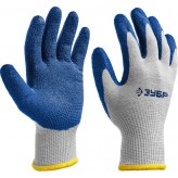 ЗУБР L-XL, перчатки с одинарным текстурированным нитриловым ..