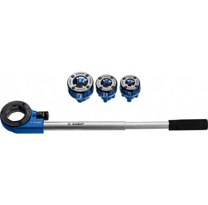 ЗУБР Набор клуппов №3 с трещоткой, Профессионал (28270-H3) ЗУБР Набор клуппов №3 с трещоткой, Профессионал (28270-H3)