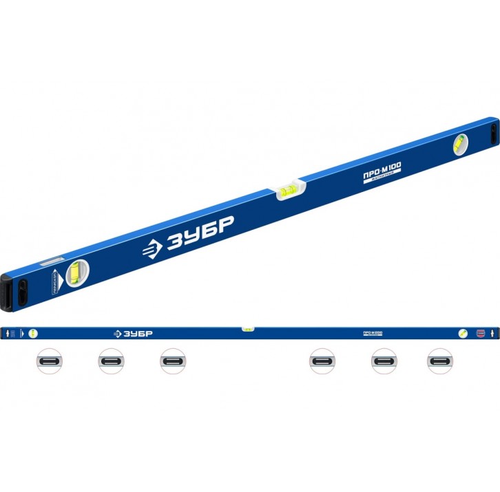 ЗУБР Профессионал-М 2000 мм, Усиленный магнитный уровень (34589-200) ЗУБР Профессионал-М 2000 мм, Усиленный магнитный уровень (34589-200)