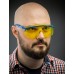ЗУБР ПРОТОН жёлтые, линза увеличенного размера, открытого типа, защитные очки (110482)