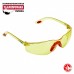 ЗУБР СПЕКТР 3 жёлтые, широкая монолинза, открытого типа, защитные очки (110316)