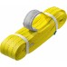 ЗУБР СТП-3/4, желтый, г/п 3т, длина 4 м, Текстильный петлевой строп (43553-3-4)