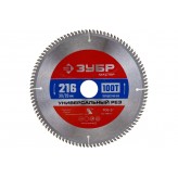 ЗУБР Универсальный рез 216 x 30/20мм 100Т, диск пильный по а..